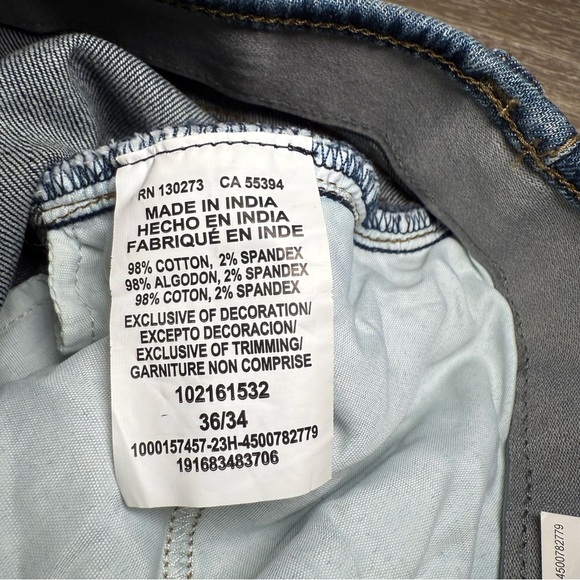 NEW! Lee Men's Active Stretch Slim Fit Straight Denim Jeans Mid-rise - Picture 7 of 11